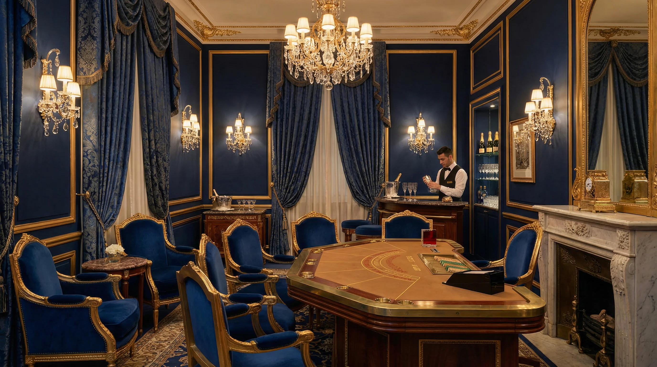 贵宾包厢场景展示，尽享 真人棋牌 的奢华体验